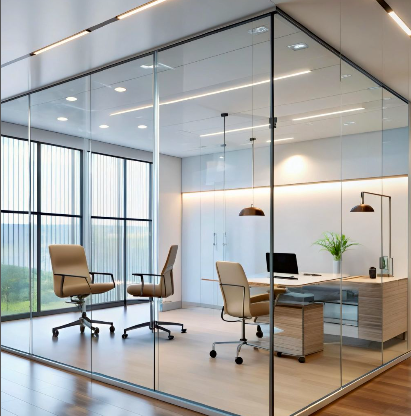 Tempered Glass Partition