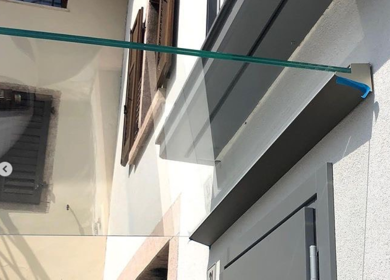 8mm Laminated Glass for Canopy